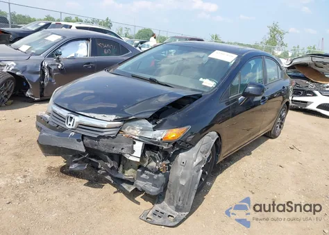 2012 Honda Civic Ex from USA, damaged, VIN 19XFB2F86CE102721